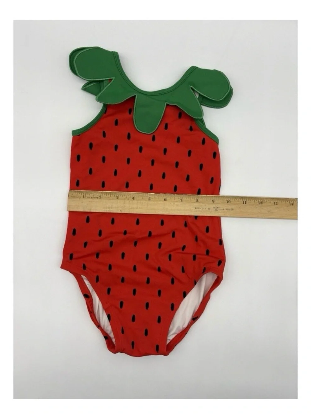 Hanna Andersson Strawberry Swimsuit (3T) - Picture 2 of 6